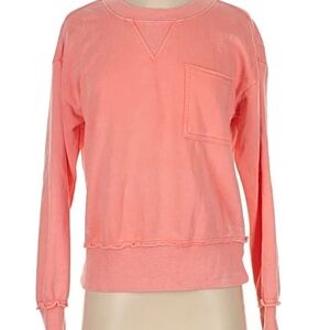 Evereve Charlotte sweatshirt in Coral size small
